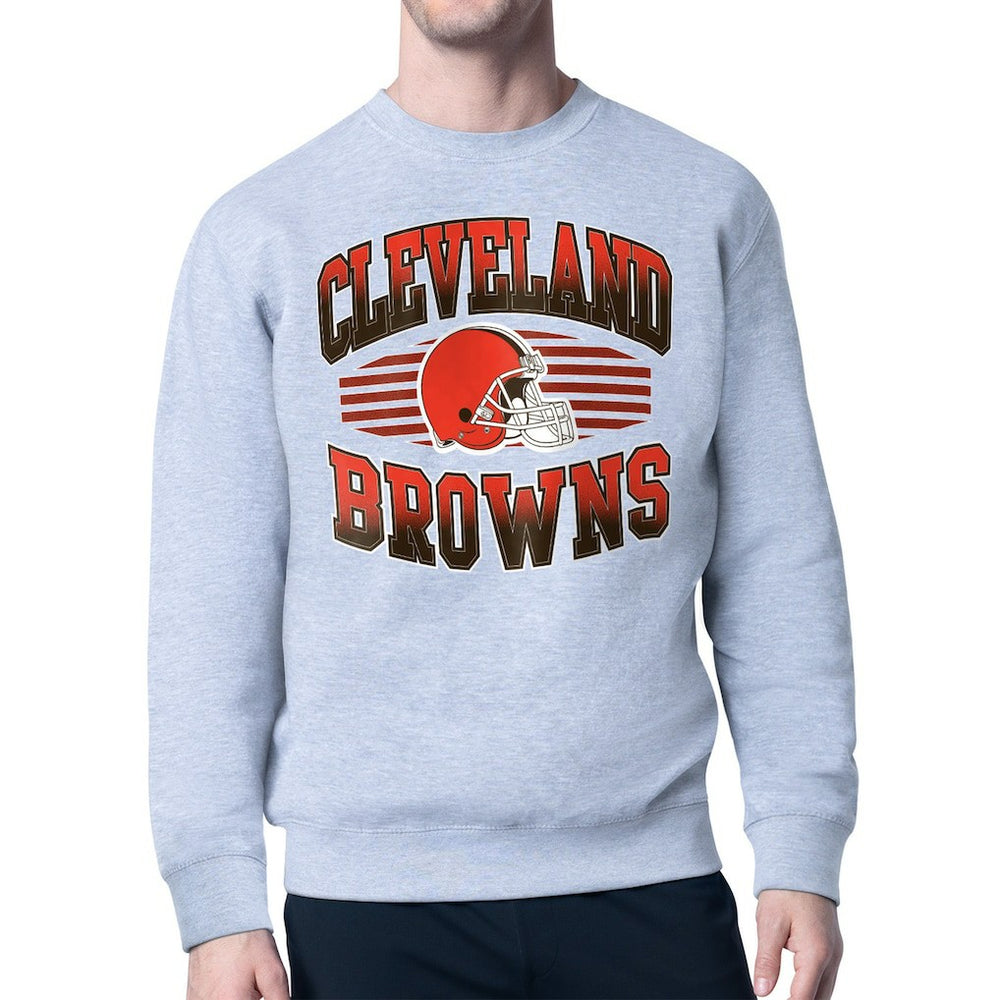 NFL Cleveland Browns Starter Team Grit Graphic Fleece Pullover Sweatshirt