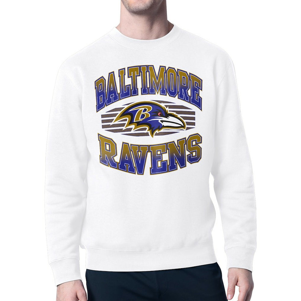 NFL Baltimore Ravens Starter Team Grit Graphic Fleece Pullover Sweatshirt
