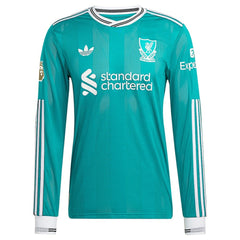 Virgil van Dijk Liverpool 2025/26 Third Long Sleeve Player Jersey / Soccer Discount