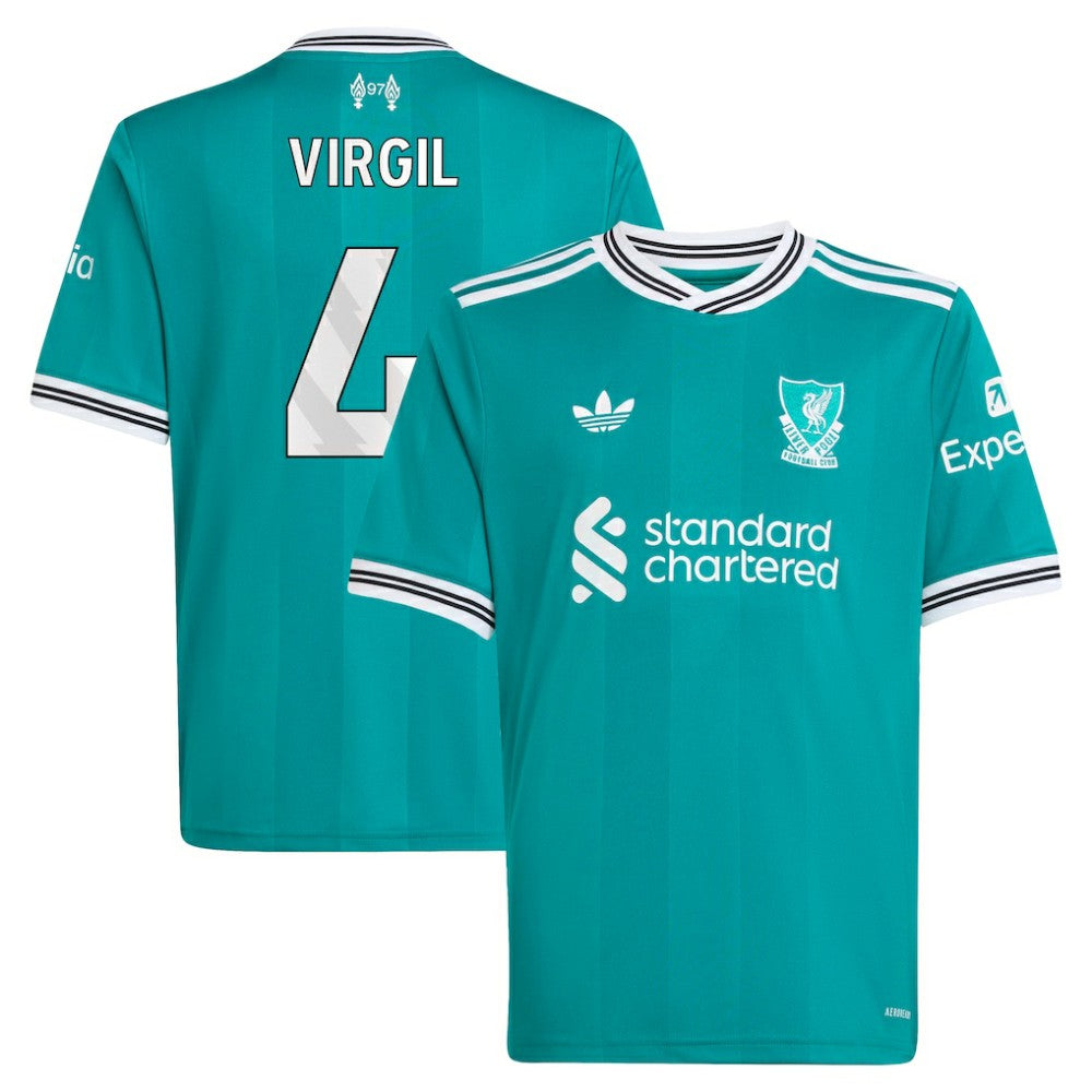 Virgil van Dijk Liverpool Youth 2025/26 Third Replica Player Jersey / Soccer Discount