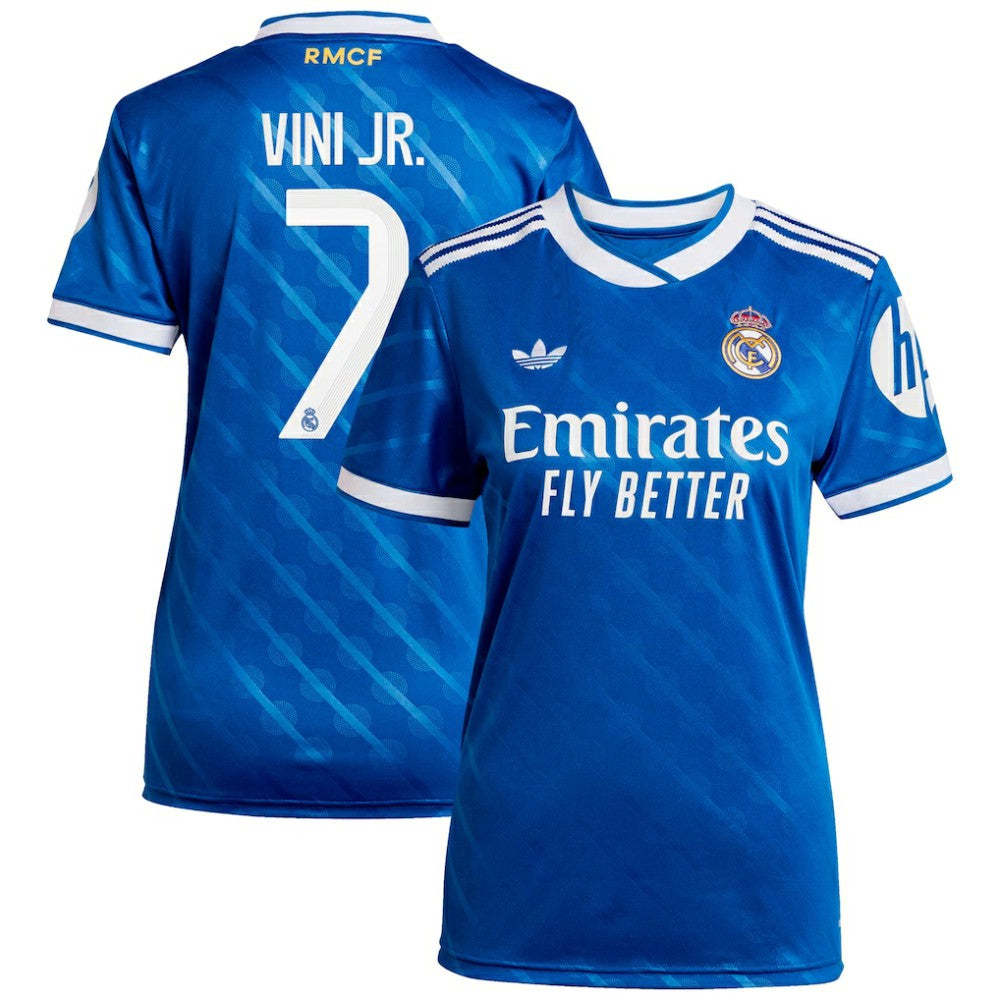 Vinicius Junior Real Madrid Women's 2025/26 Third Replica Player Jersey / Soccer Sale