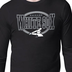 Chicago White Sox Starter Team Track Graphic Long Sleeve T-Shirt - Black