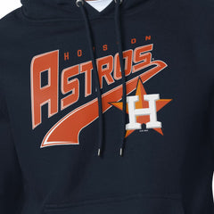 Houston Astros Starter Modern Tailsweep Fleece Tri-Blend Pullover Hoodie - Navy