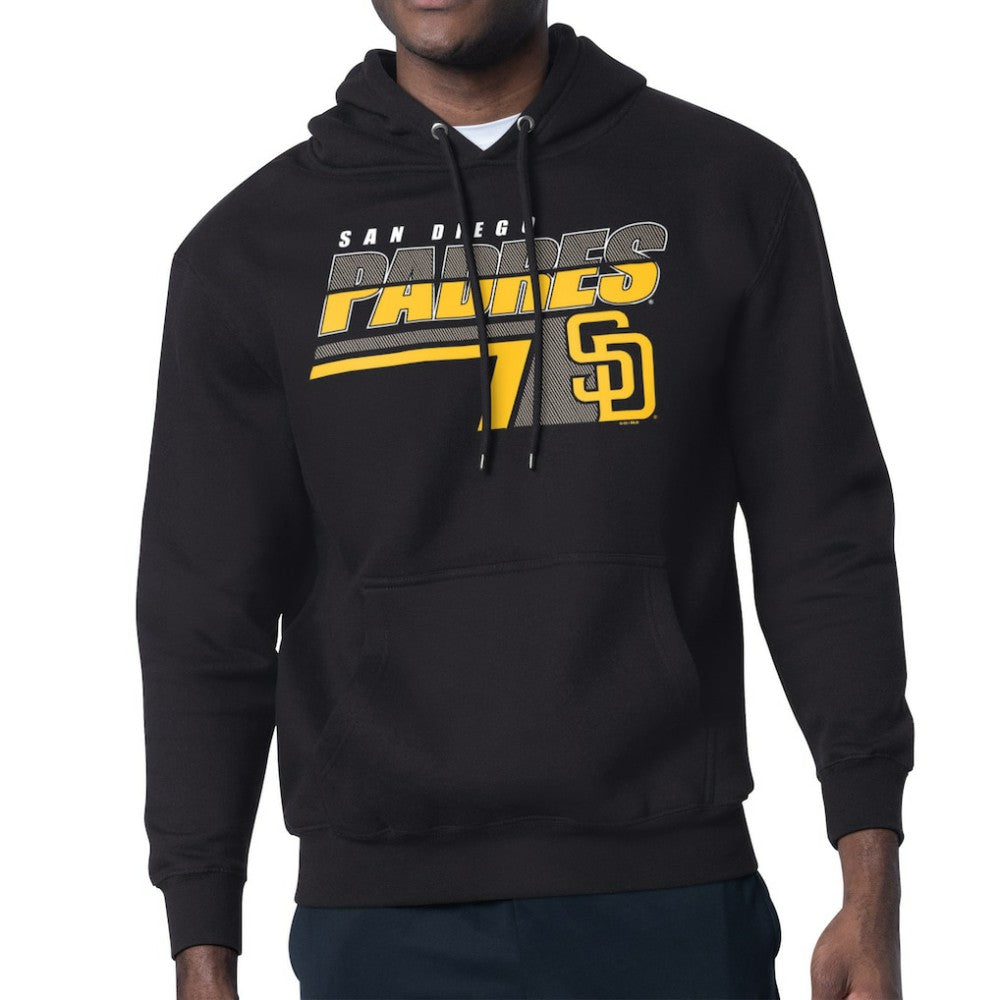 San Diego Padres Starter Logo Push Graphic Hoodie - Black