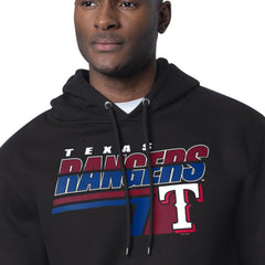 Texas Rangers Starter Logo Push Graphic Hoodie - Black