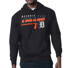 Detroit Tigers Starter Logo Push Graphic Hoodie - Black