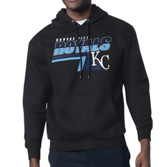 Kansas City Royals Starter Logo Push Graphic Hoodie - Black