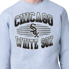 Chicago White Sox Starter Team Grit Graphic Fleece Pullover Sweatshirt - Heather Gray