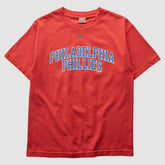 Philadelphia Phillies 2000s T-Shirt - Red Vintage | Nike