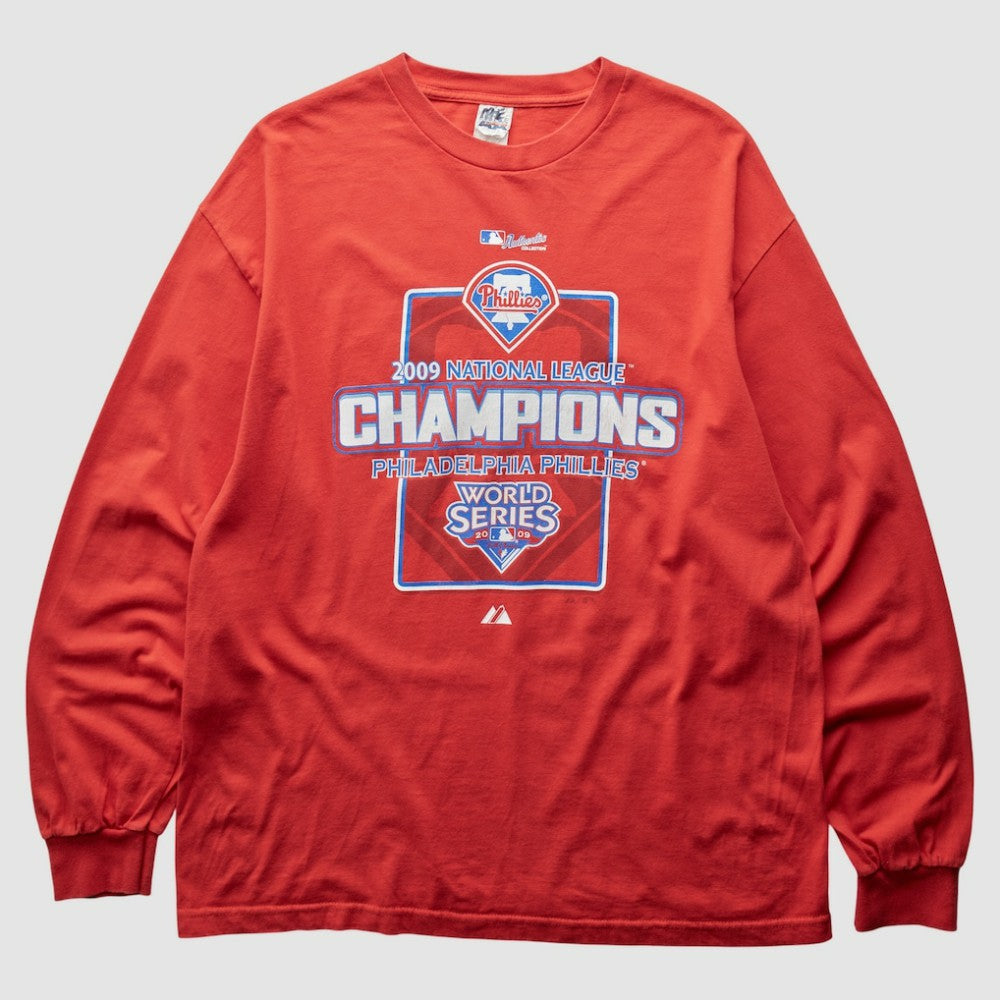 Philadelphia Phillies 2009 Pullover Sweatshirt - Red Vintage