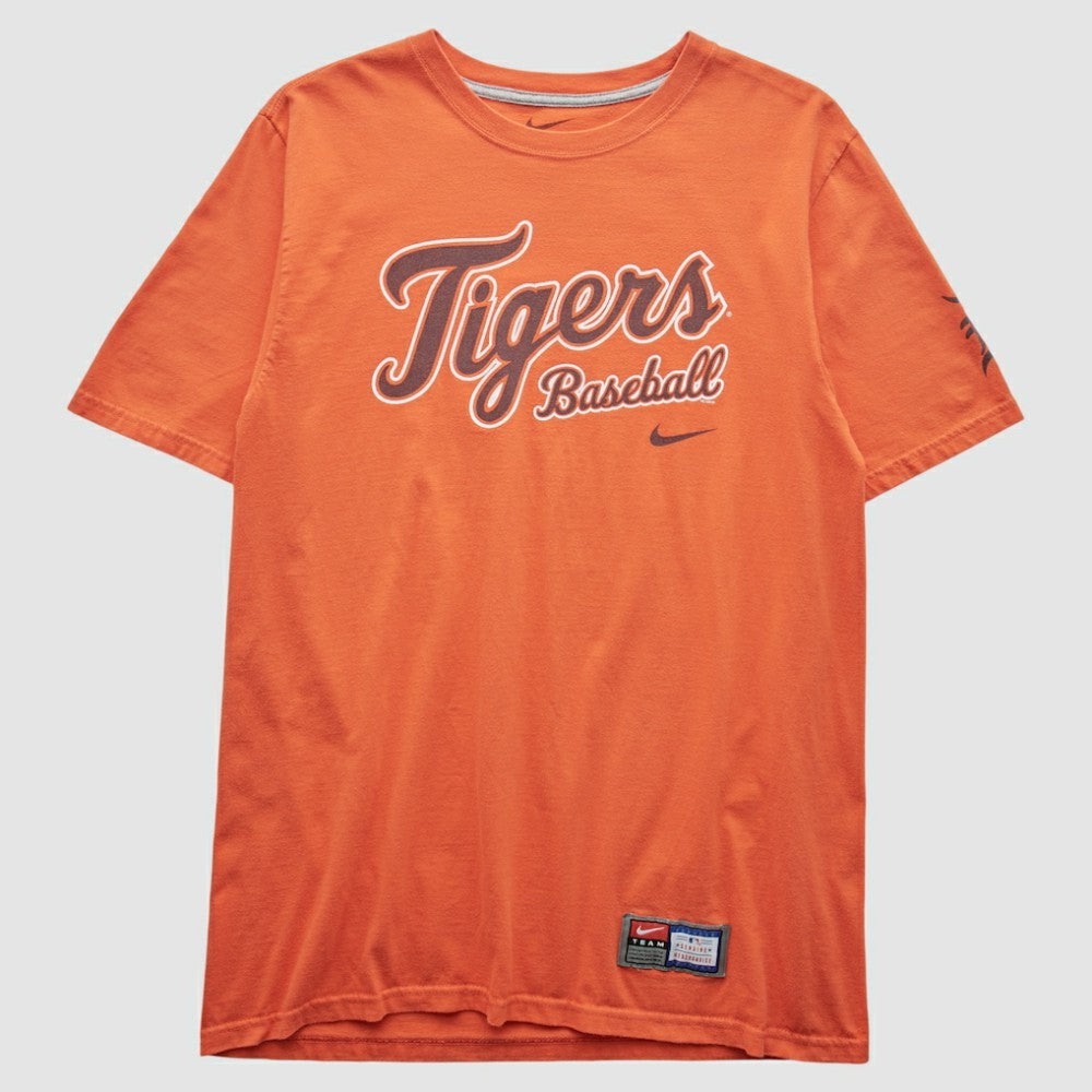 Detroit Tigers 2000s T-Shirt - Orange Vintage | Nike