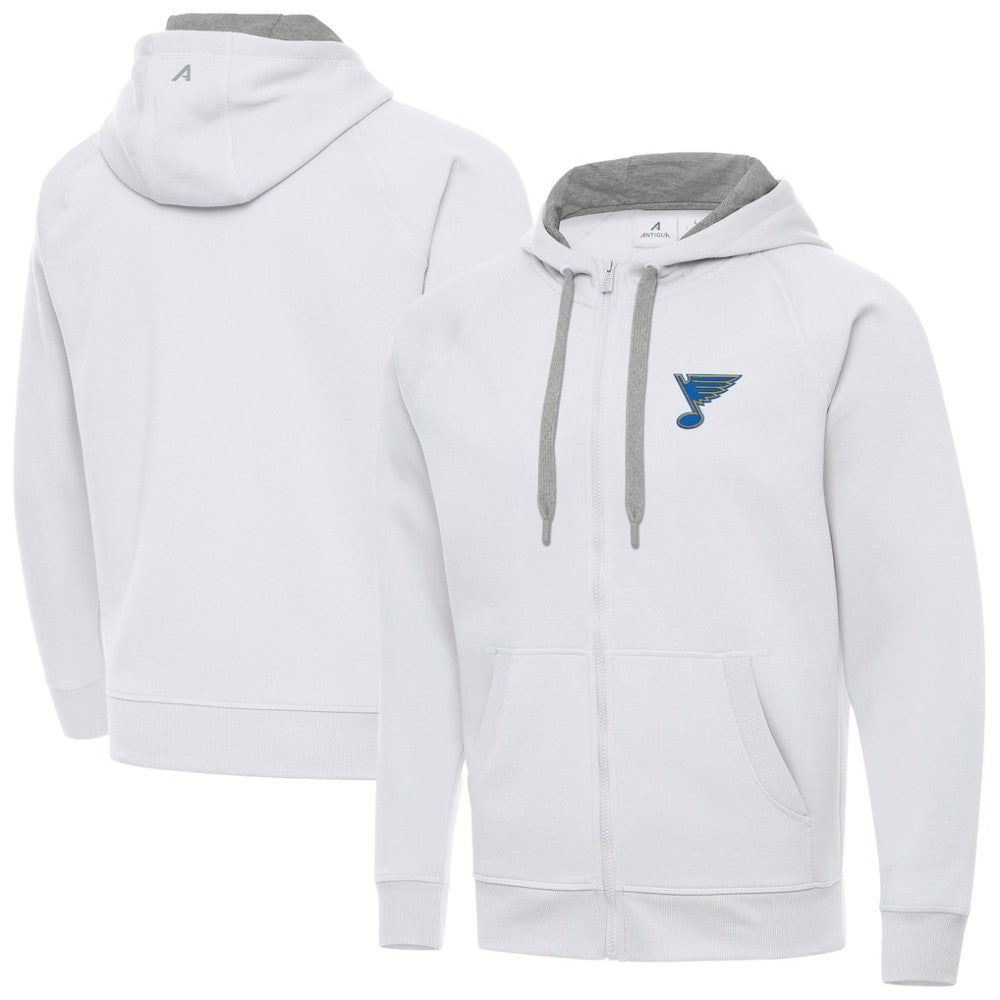 St. Louis Blues Antigua Victory Full-Zip Hoodie