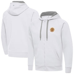 Boston Bruins Antigua Victory Full-Zip Hoodie