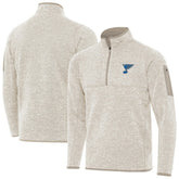 St. Louis Blues Antigua Fortune Quarter-Zip Pullover Jacket