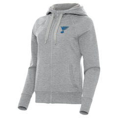St. Louis Blues Antigua Women's Victory Full-Zip Hoodie