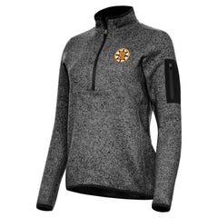 Boston Bruins Antigua Women's Fortune Half-Zip Pullover