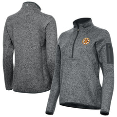 Boston Bruins Antigua Women's Fortune Half-Zip Pullover