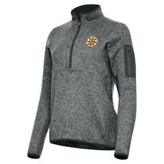 Boston Bruins Antigua Women's Fortune Half-Zip Pullover