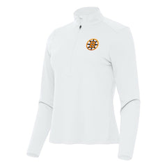 Boston Bruins Antigua Women's Tribute Half-Zip Pullover