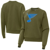 St. Louis Blues Antigua Women's Victory Pullover Sweatshirt
