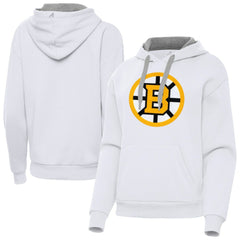 Boston Bruins Antigua Women's Victory Pullover Hoodie