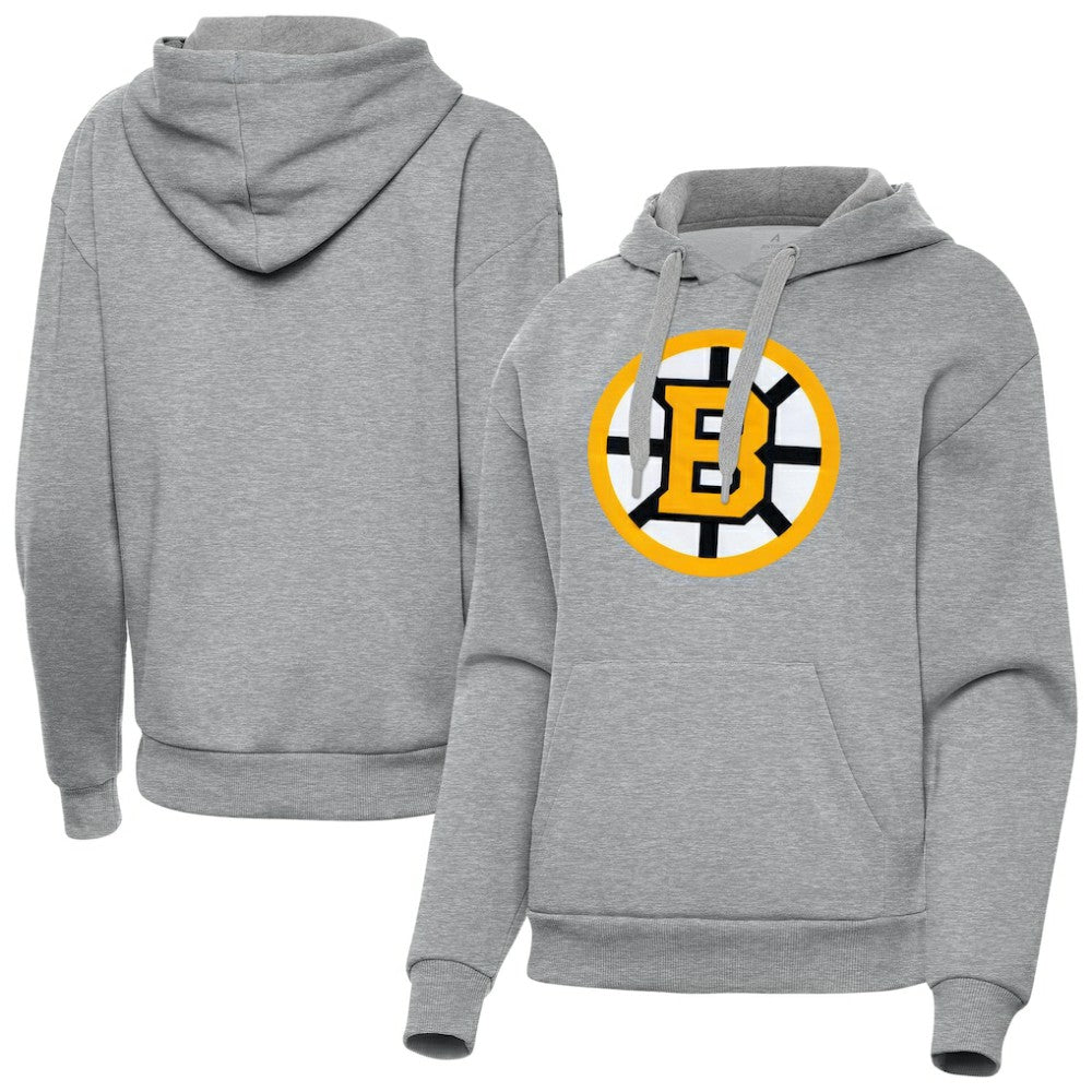 Boston Bruins Antigua Women's Victory Pullover Hoodie