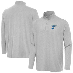 St. Louis Blues Antigua Hunk Lightweight Quarter-Zip Pullover