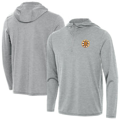 Boston Bruins Antigua Tidy Quarter-Zip Hoodie