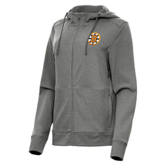 Boston Bruins Antigua Women's Seeker Full-Zip Hoodie