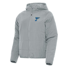 St. Louis Blues Antigua Women's Raglan Universe Full-Zip Hooded Jacket