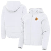 Boston Bruins Antigua Women's Raglan Universe Full-Zip Hooded Jacket