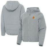 Boston Bruins Antigua Women's Raglan Universe Full-Zip Hooded Jacket