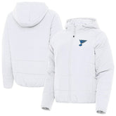 St. Louis Blues Antigua Women's Raglan Universe Full-Zip Hooded Jacket