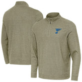 St. Louis Blues Antigua Subtle Quarter-Zip Sweatshirt