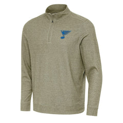 St. Louis Blues Antigua Subtle Quarter-Zip Sweatshirt