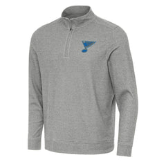 St. Louis Blues Antigua Subtle Quarter-Zip Sweatshirt