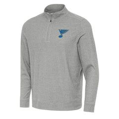 St. Louis Blues Antigua Subtle Quarter-Zip Sweatshirt
