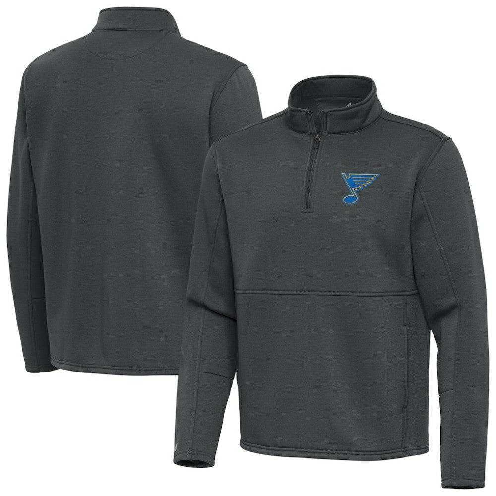 St. Louis Blues Antigua Twist Quarter-Zip Pullover Jacket
