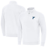St. Louis Blues Antigua Victory Quarter-Zip Pullover Top