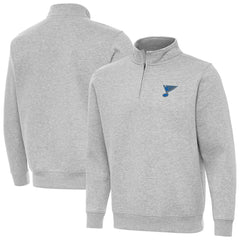 St. Louis Blues Antigua Victory Quarter-Zip Pullover Top