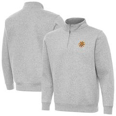 Boston Bruins Antigua Victory Quarter-Zip Pullover Top