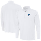 St. Louis Blues Antigua Reprocess Quarter-Zip Pullover