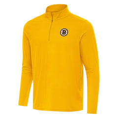 Boston Bruins Antigua Intent Quarter-Zip Top