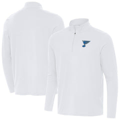 St. Louis Blues Antigua Intent Quarter-Zip Top
