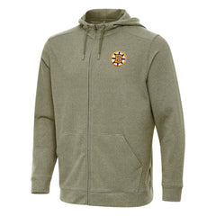 Boston Bruins Antigua Effortless Full-Zip Hoodie