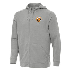 Boston Bruins Antigua Effortless Full-Zip Hoodie