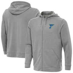 St. Louis Blues Antigua Effortless Full-Zip Hoodie