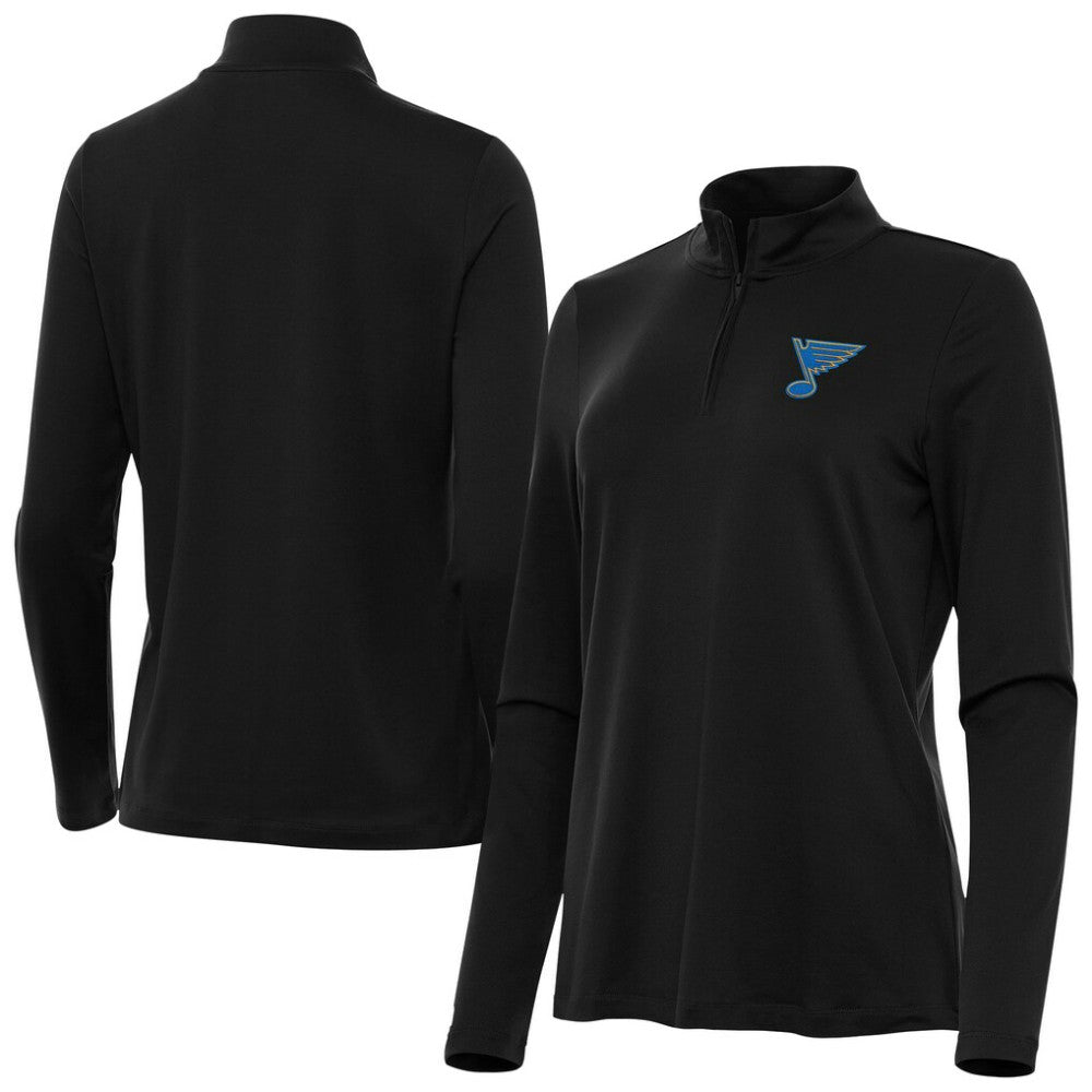 St. Louis Blues Antigua Women's Reprocess Quarter-Zip Pullover