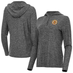 Boston Bruins Antigua Women's Daybreak Quarter-Zip Hoodie