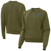 St. Louis Blues Antigua Women's Victory Pullover Sweatshirt